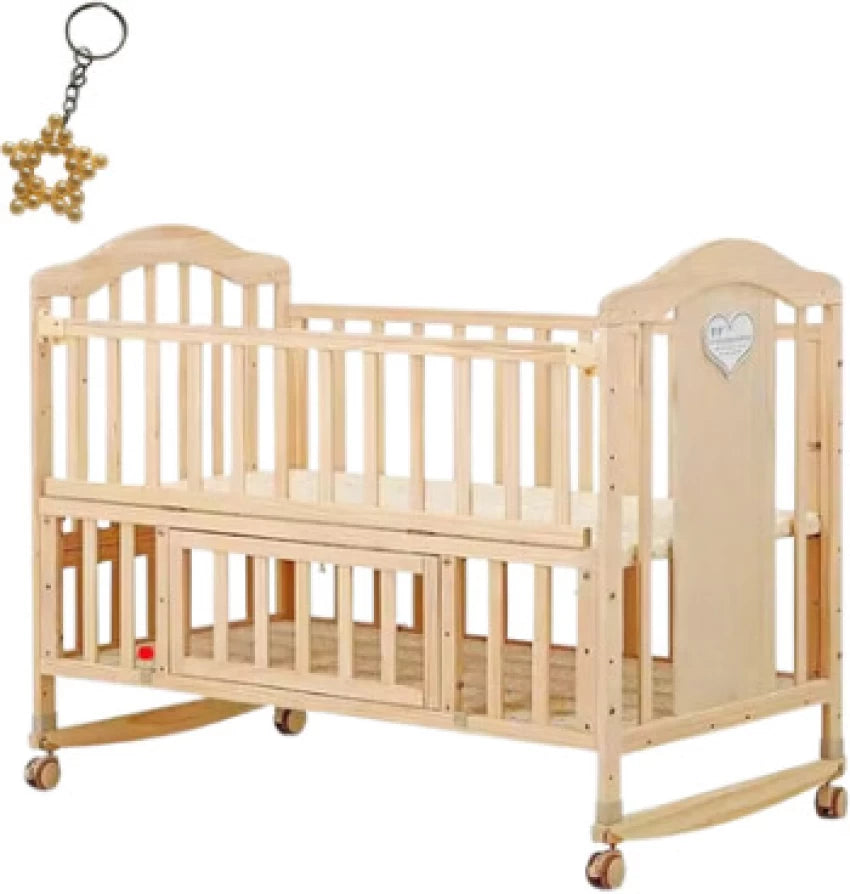 Adjustable Wooden Baby Crib
