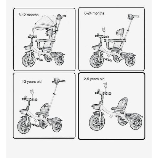 3-in-1 Convertible Stroller Trike